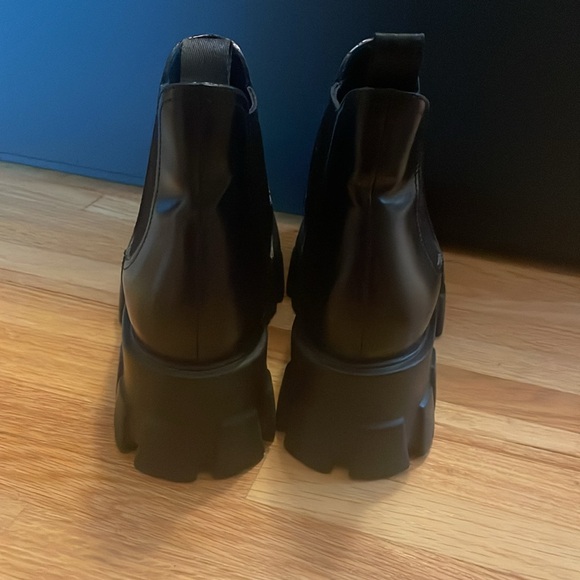 Women’s Prada monolith leather boots